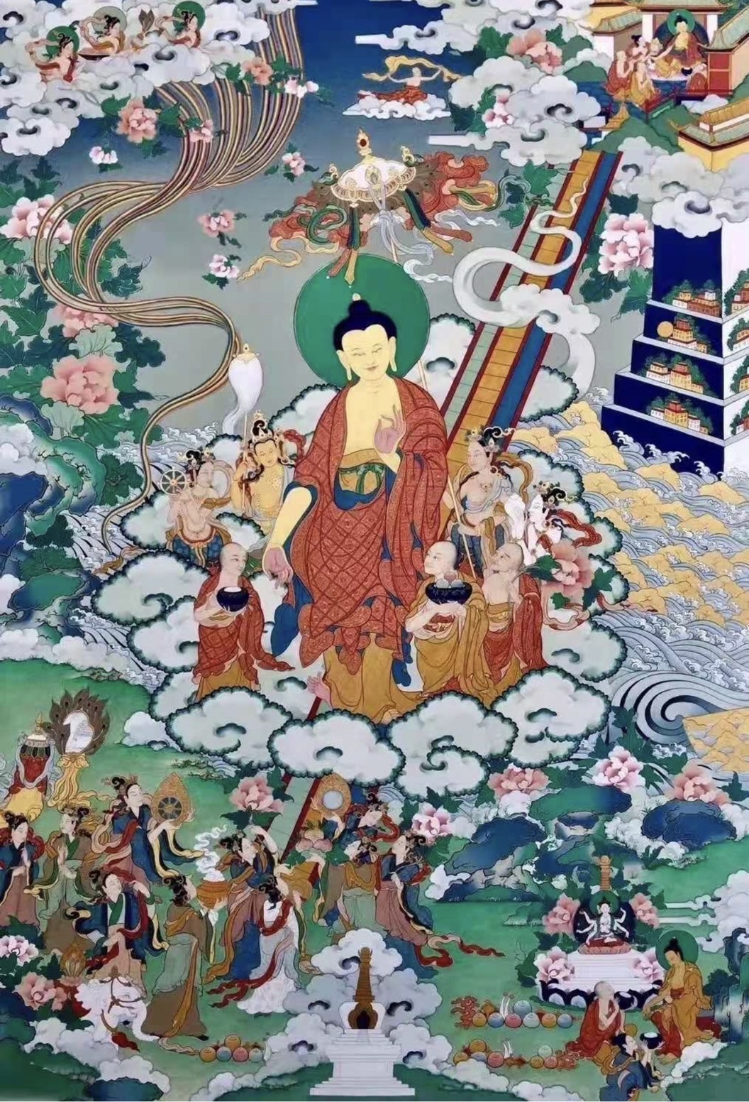 【佛陀天降日修法】